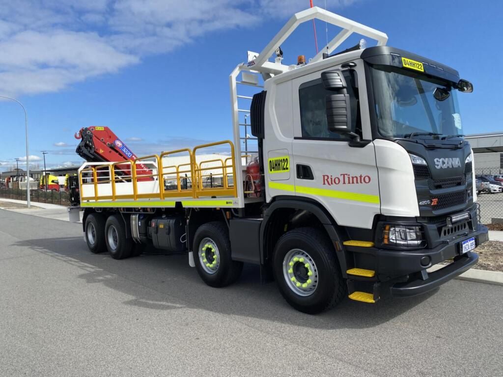 Truck mounted Hiab Palfinger Effer Cranes Perth